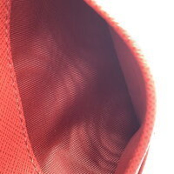 PRADA Saffiano Bifold Wallet Snap Zipper Leather Red - Picture 12 of 16